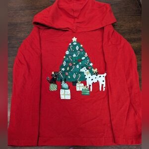 Girls Long Sleeve Holiday Tee, Size 7A